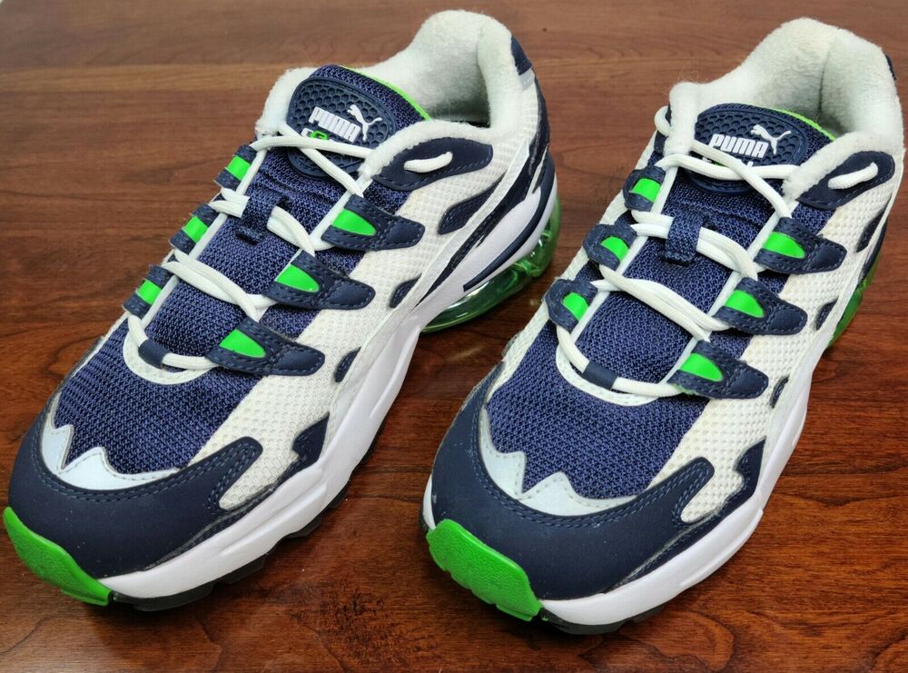 Puma Cell Alien OG Jr Boys Size 7 C Sneakers Shoes Youth Navy / Green 370602-02
